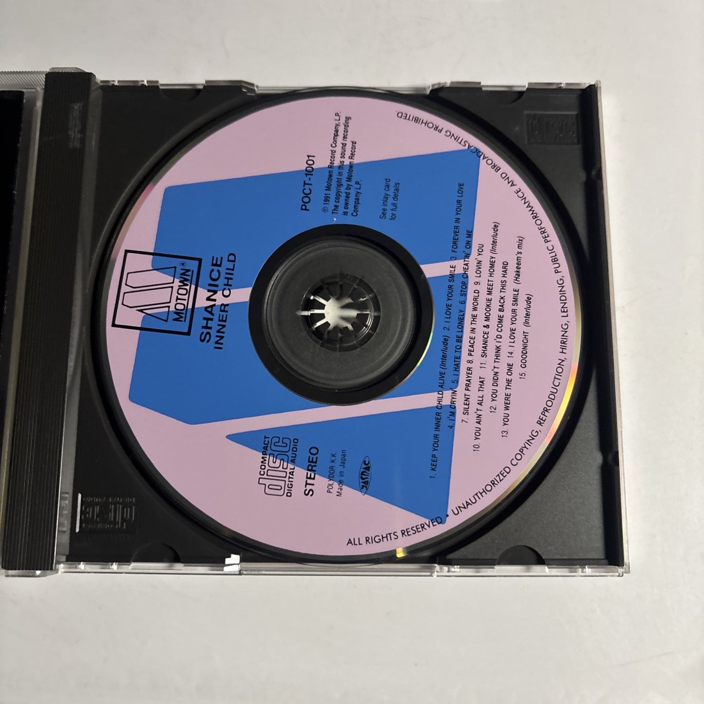 Shanice – Inner Child (CD, 1992) Japan POCT-1001