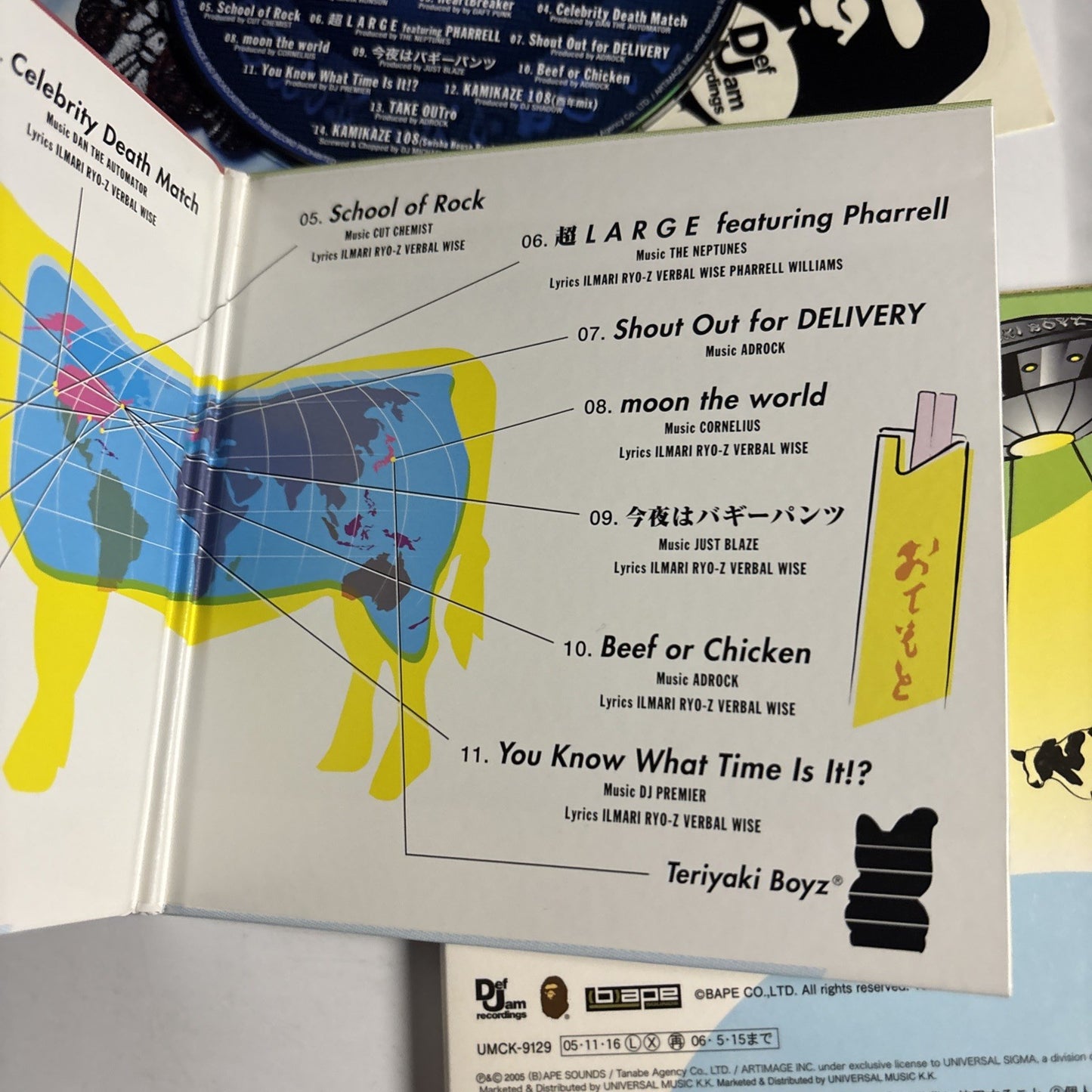 Teriyaki Boyz – Beef Or Chicken (CD, 2005) Japan obi UMCK-9129