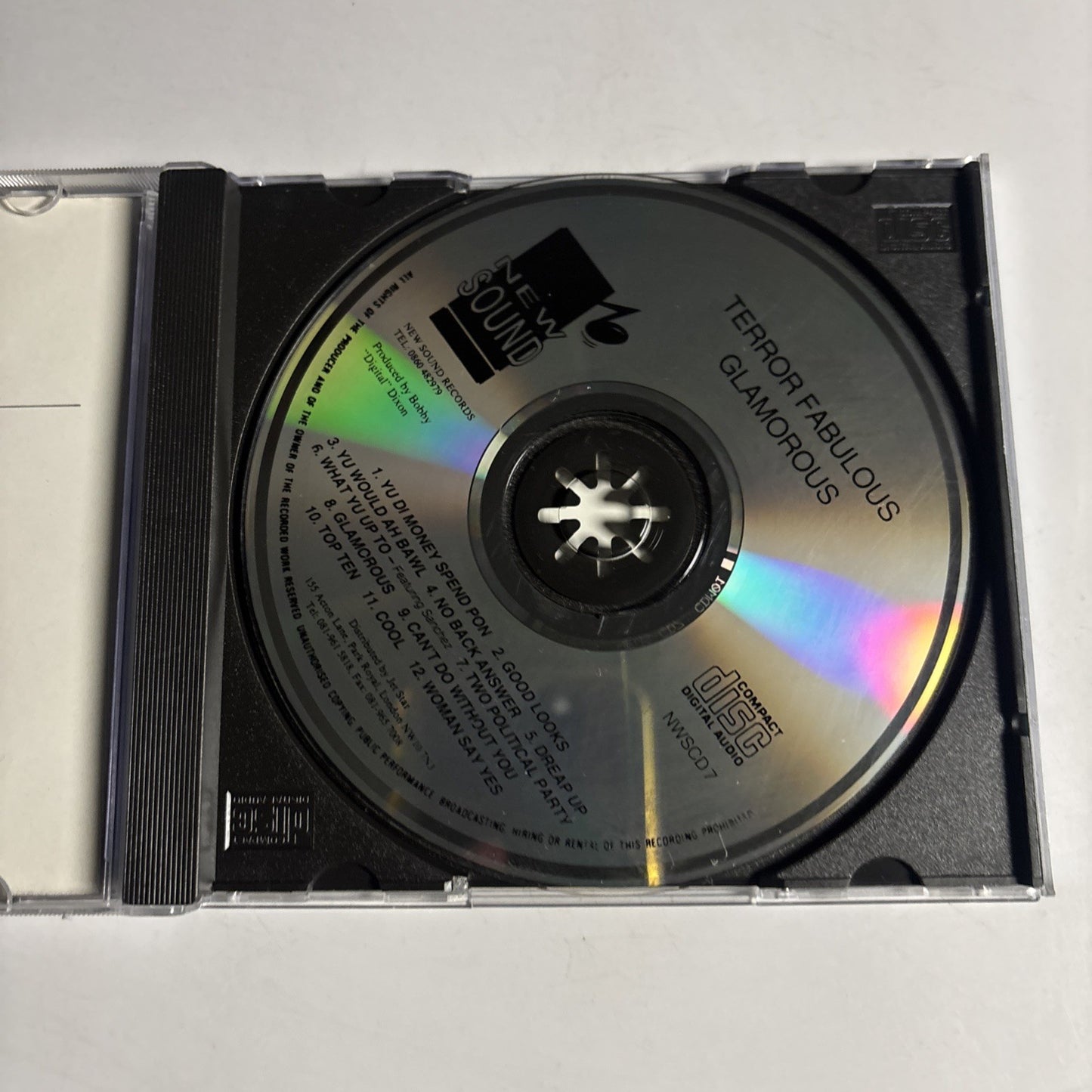 Terror Fabulous – Glamorous (CD, 1994) UK NWSCD 7
