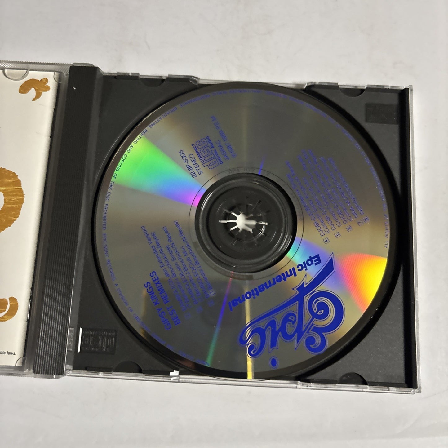 Gipsy Kings – Best Remixes (CD, 1989) Japan 22・8P-5305