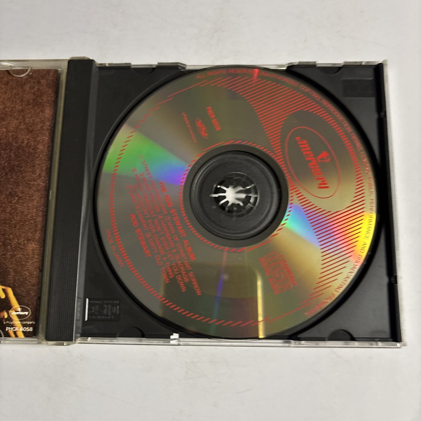 Rod Stewart – The Rod Stewart Album (CD, 1989) Japan PPD-3032