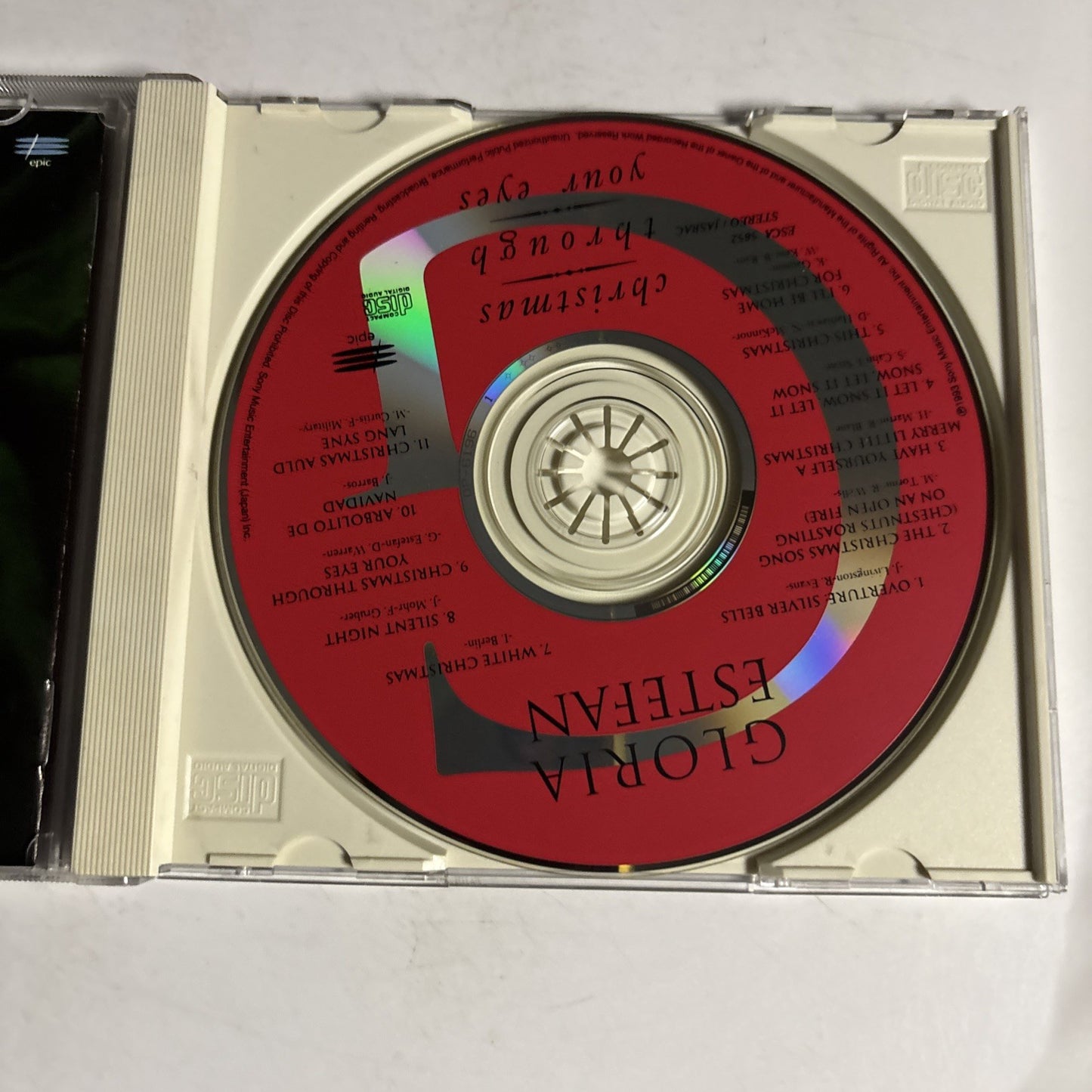 Gloria Estefan – Christmas Through Your Eyes (CD, 1993) Japan ESCA 5852