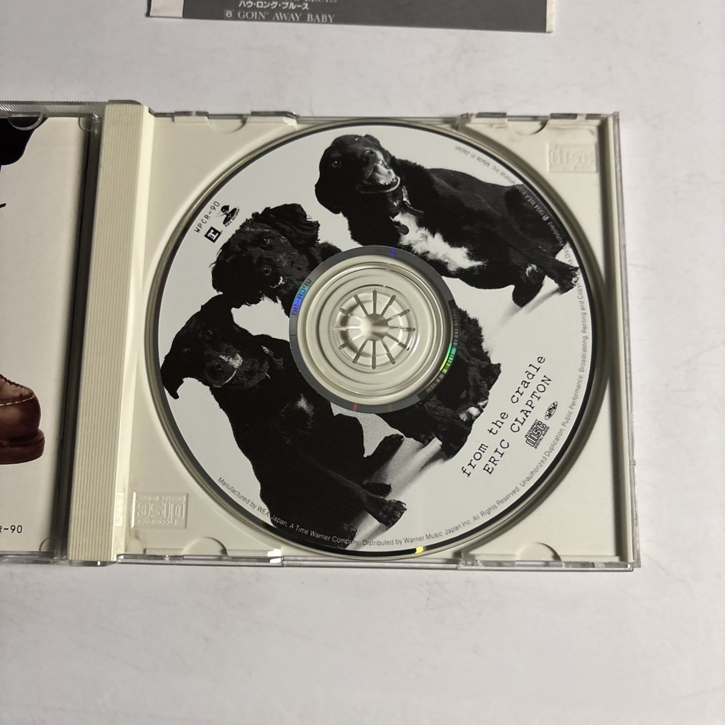 Eric Clapton – From The Cradle (CD, 1994) Japan WPCR-90