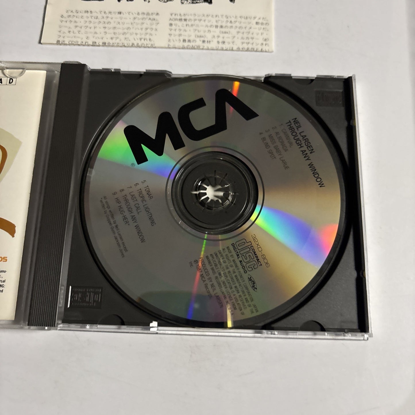 Neil Larsen – Through Any Window (CD, 1987) Japan 32XD-806