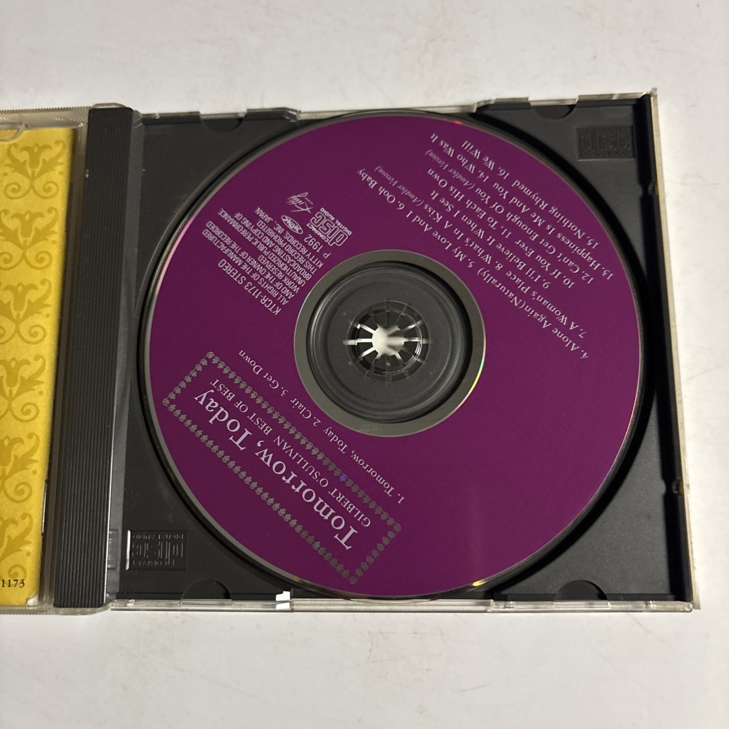 Gilbert O'Sullivan – Tomorrow, Today Gilbert O'Sullivan Best Of Best CD Japan