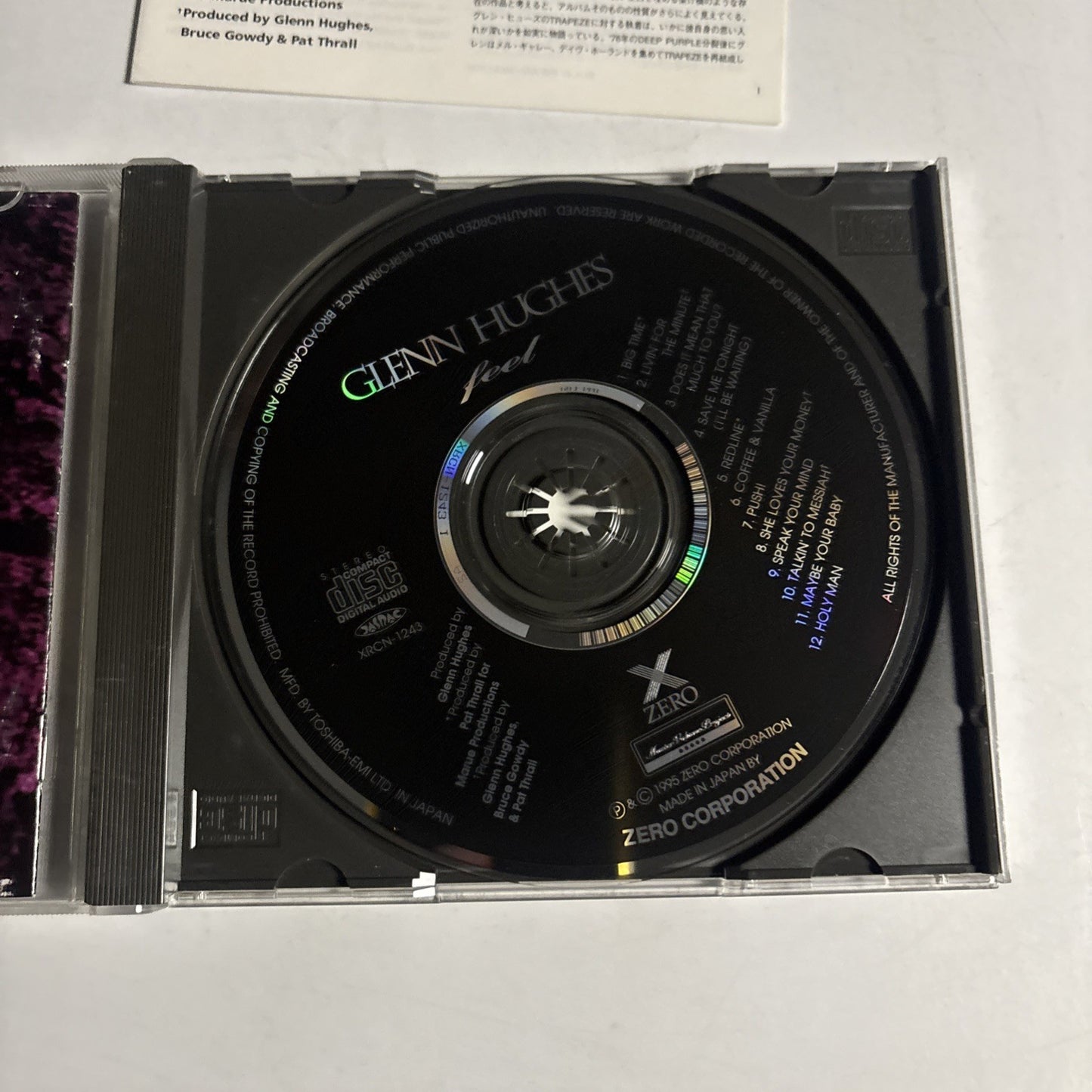 Glenn Hughes, Glenn Hughes – Feel (CD, 1995) Japan XRCN-1243