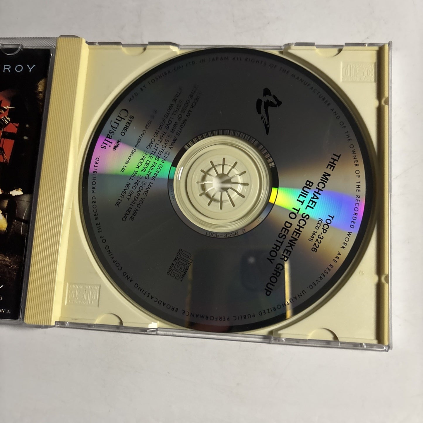 The Michael Schenker Group – Built To Destroy (CD, 1996) Japan obi TOCP-3226