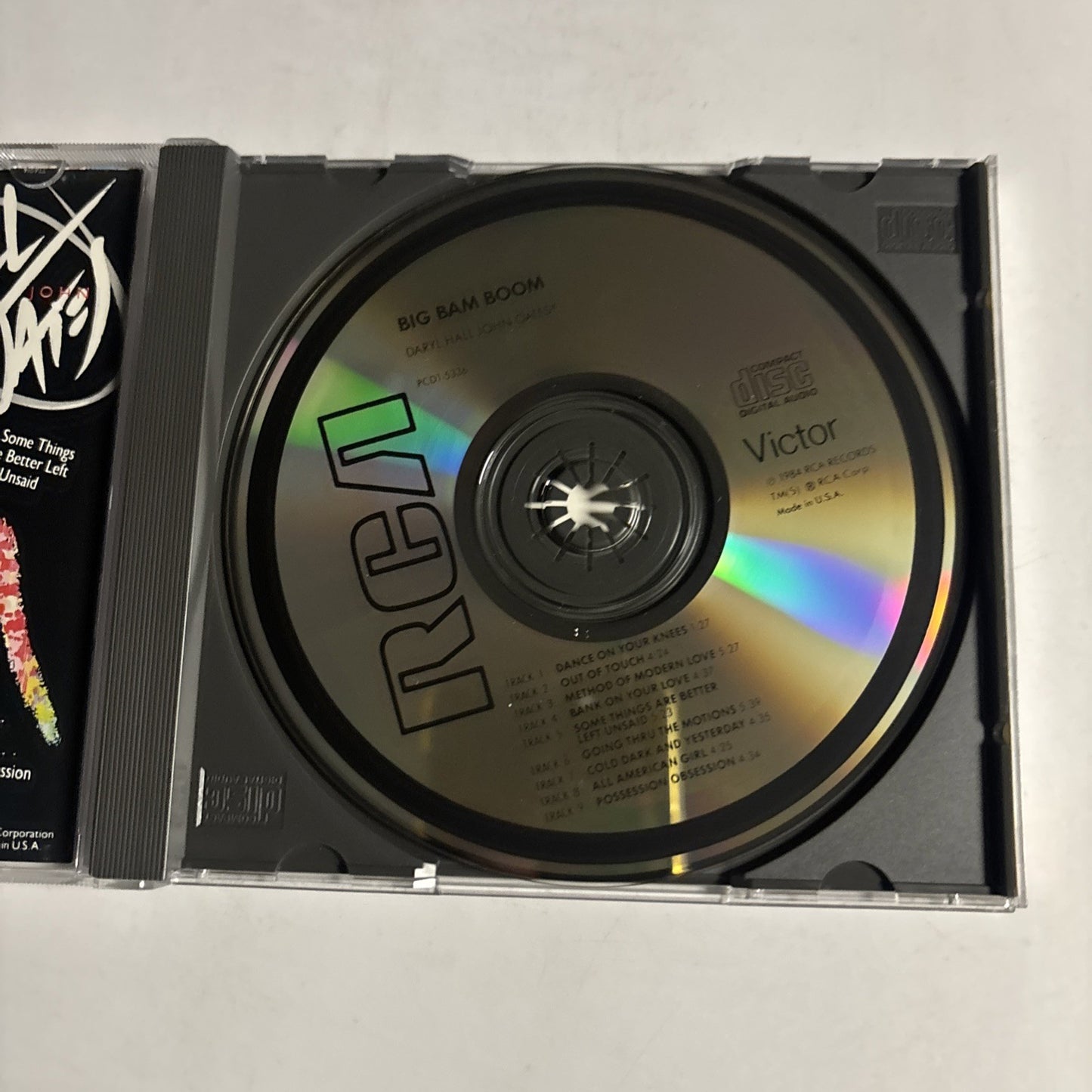 Daryl Hall & John Oates – Big Bam Boom (CD, 1984) US PCD1-5336