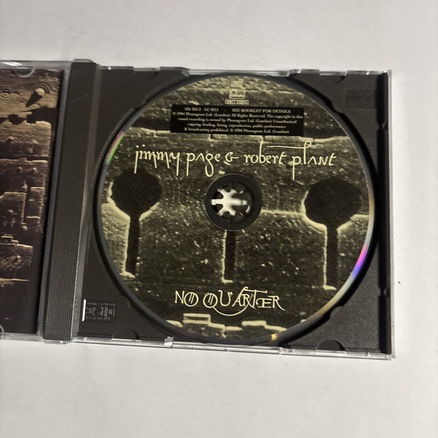 No Quarter: Jimmy Page & Robert Plant Unledded (CD, 1994)