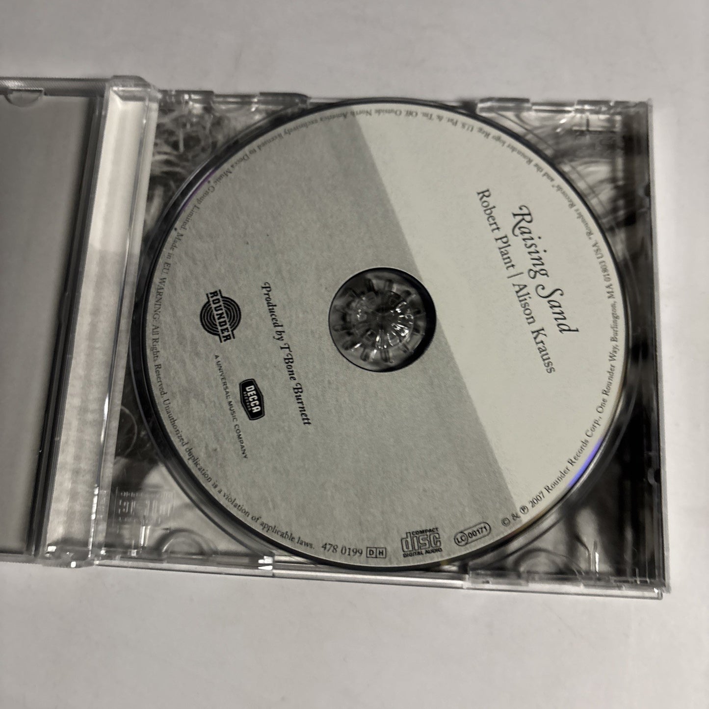 Robert Plant, Alison Krauss – Raising Sand (CD, 2007) Europe 478 0199 DH