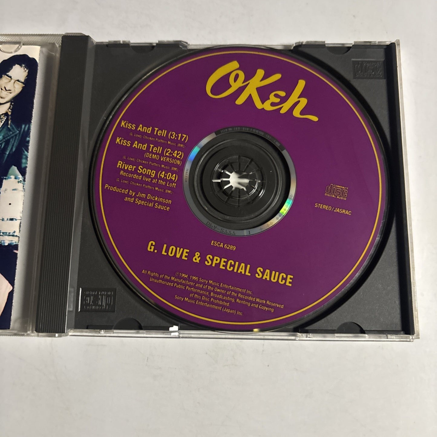 G. Love & Special Sauce – Kiss And Tell (CD, 1995) Japan ESCA 6289