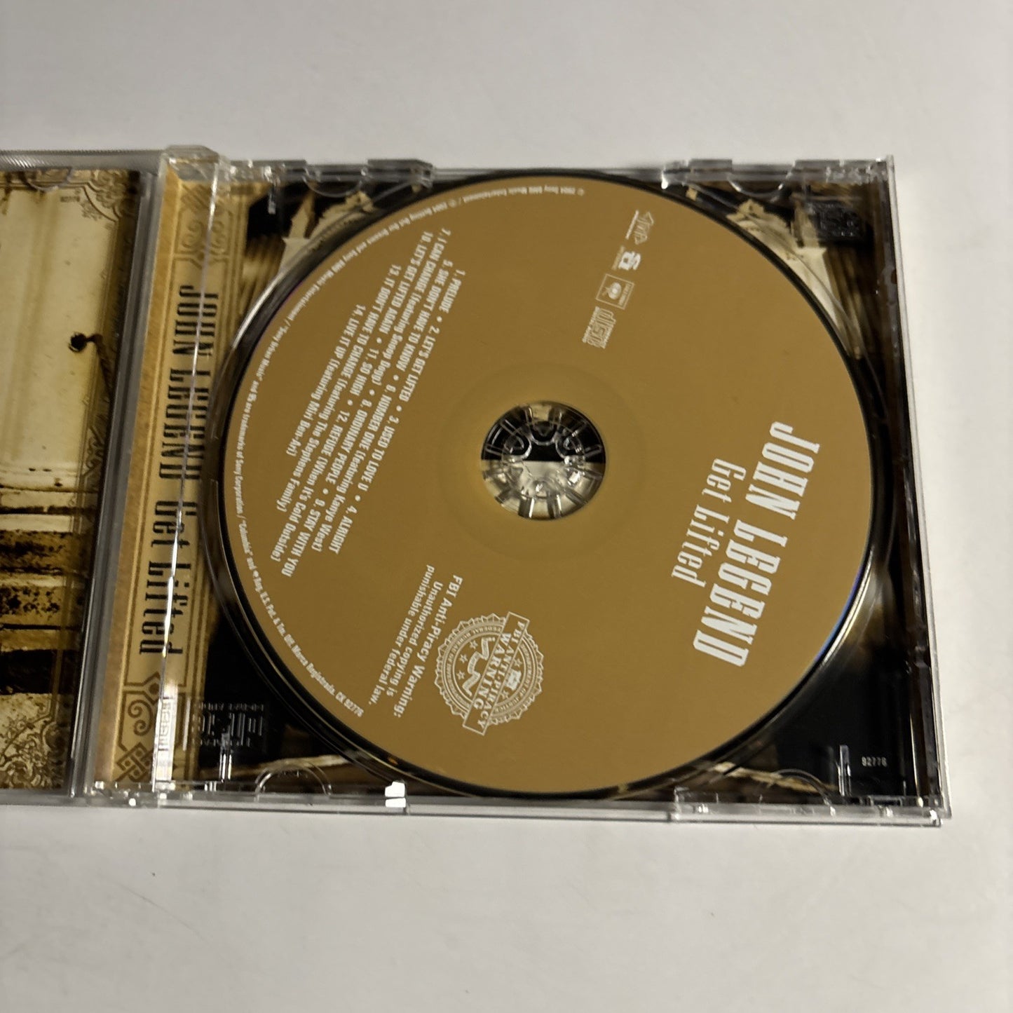 John Legend – Get Lifted (CD, 2004) US CK 92776