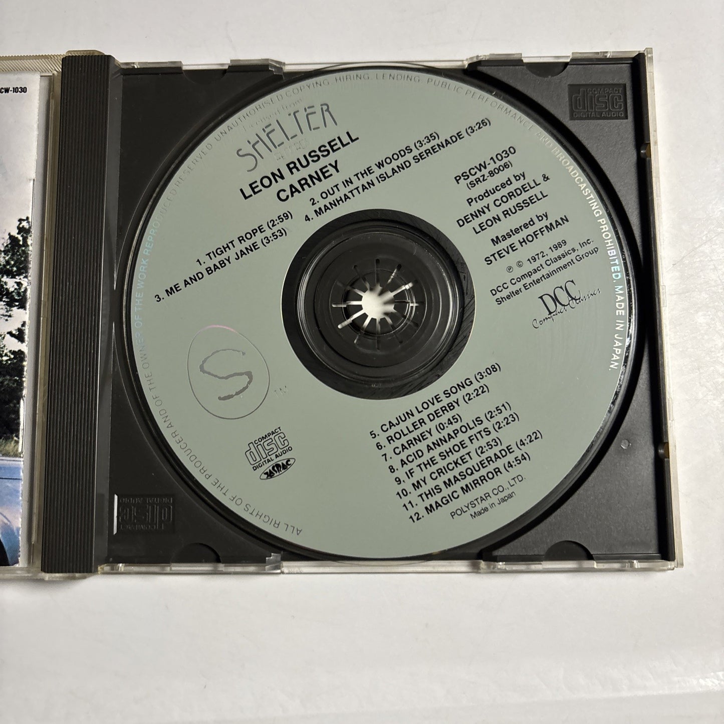 Leon Russell – Carney (CD, 1990) Japan PSCW-1030