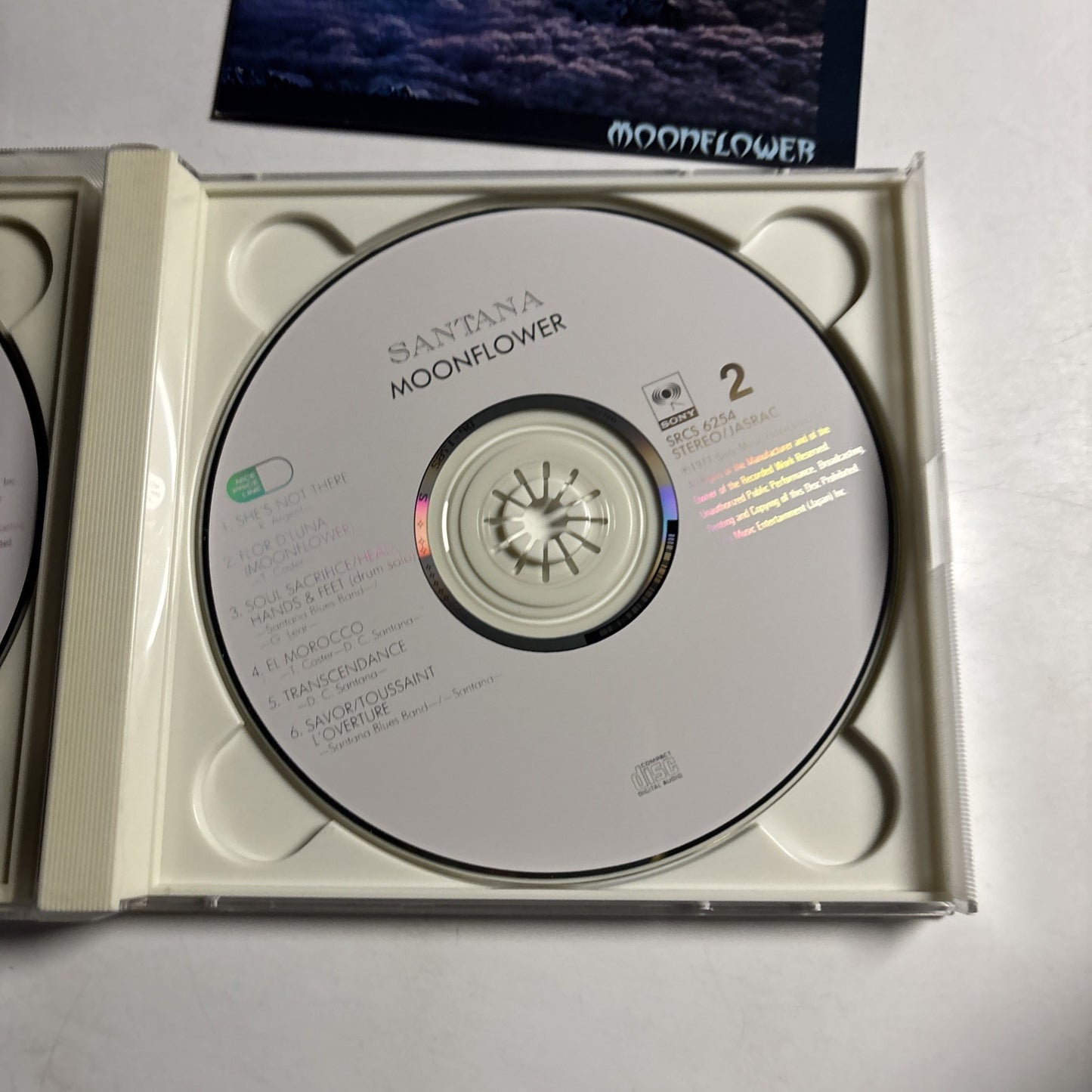 Santana – Moonflower (CD, 1992) Japan SRCS 6253~4