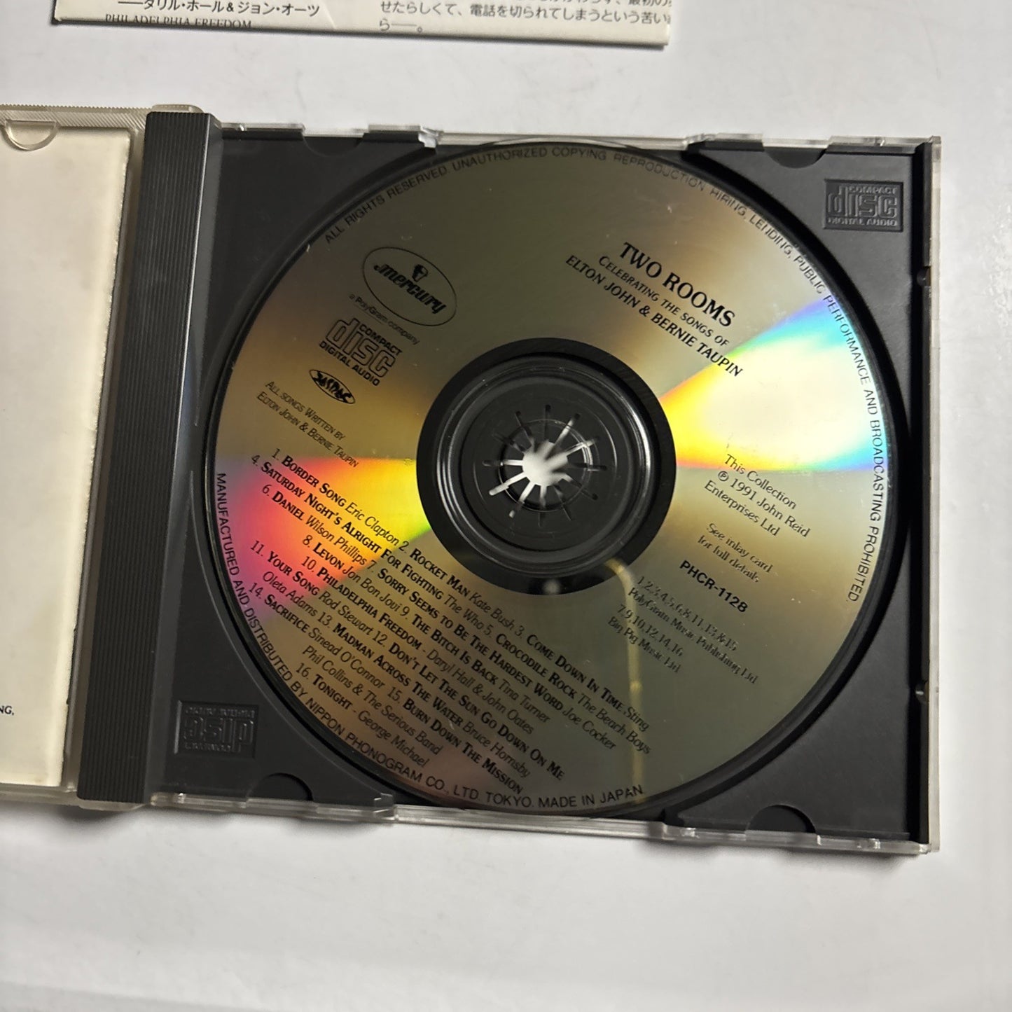 Two Rooms - Celebrating The Songs Of Elton John & Bernie Taupin (CD, 1991) Japan