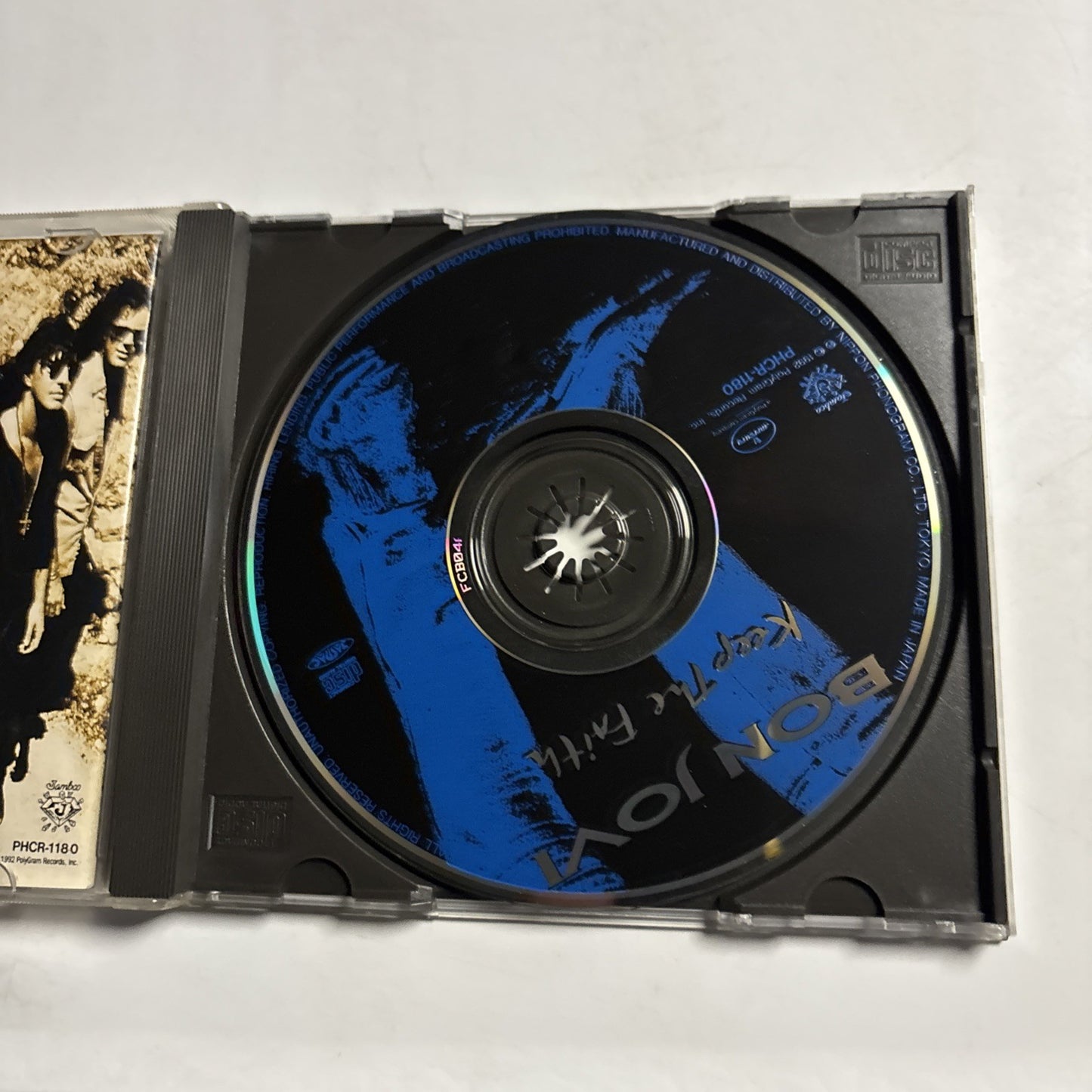 Bon Jovi – Keep The Faith (CD, 1992) Japan Bonus Track PHCR-1180