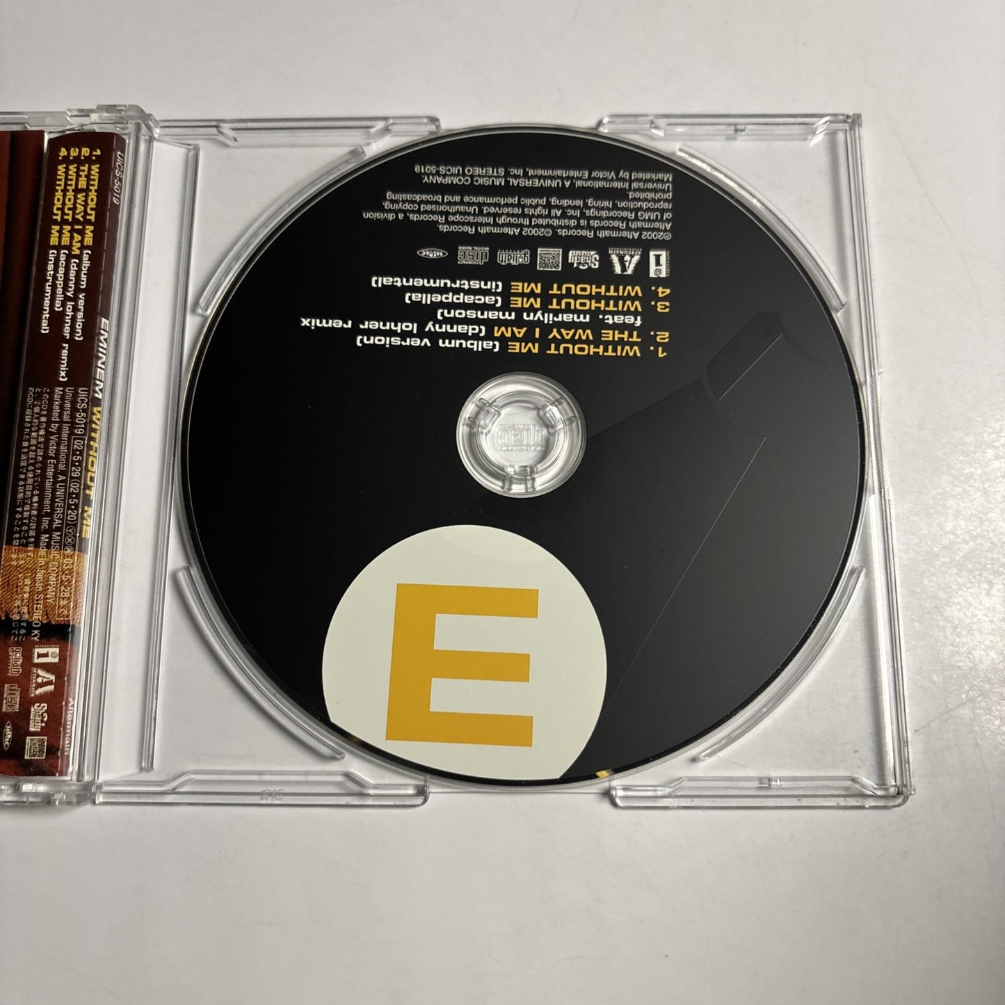 Eminem – Without Me (CD, 2002) Japan UICS-5019