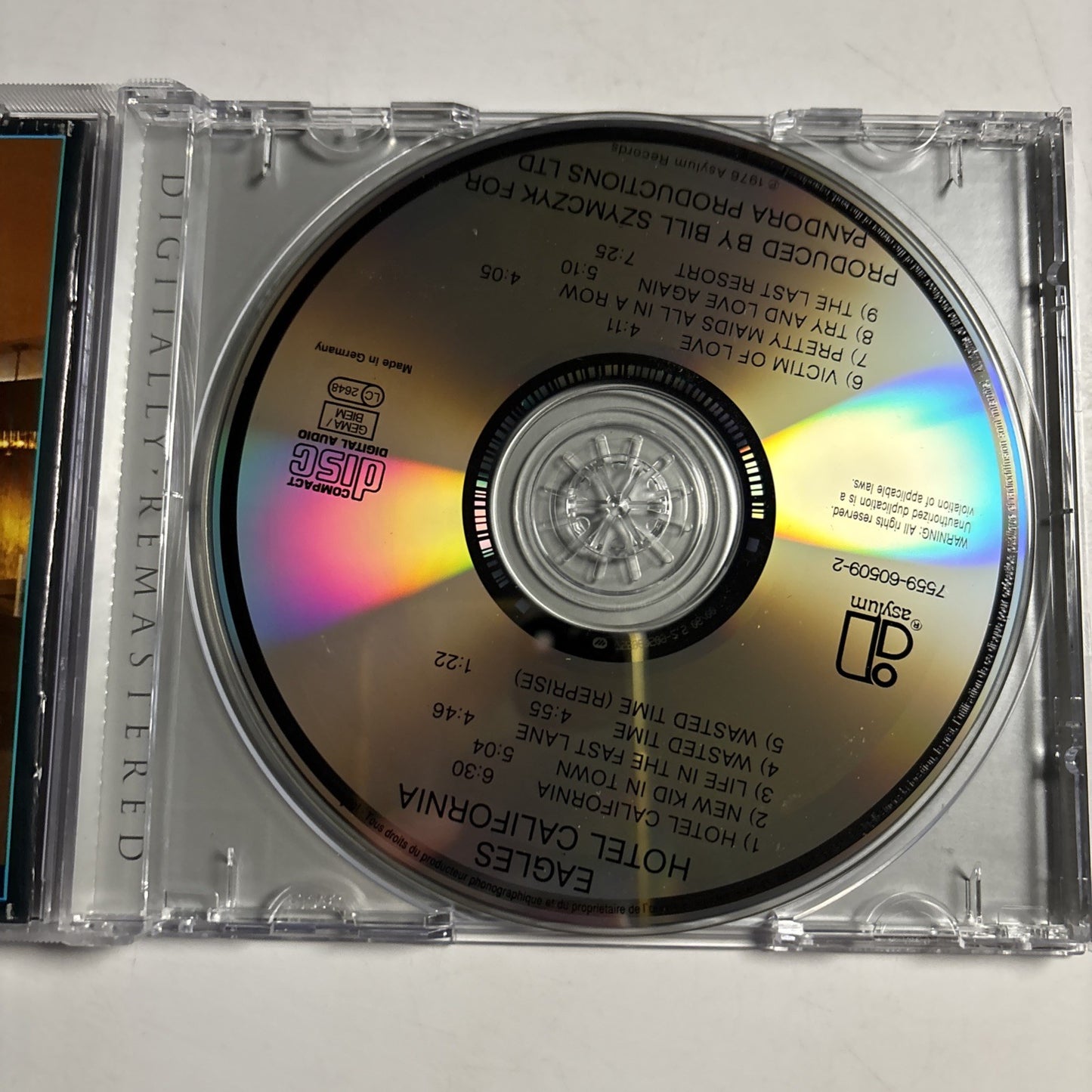 Eagles – Hotel California (CD, 1994) Germany 7559-60509-2