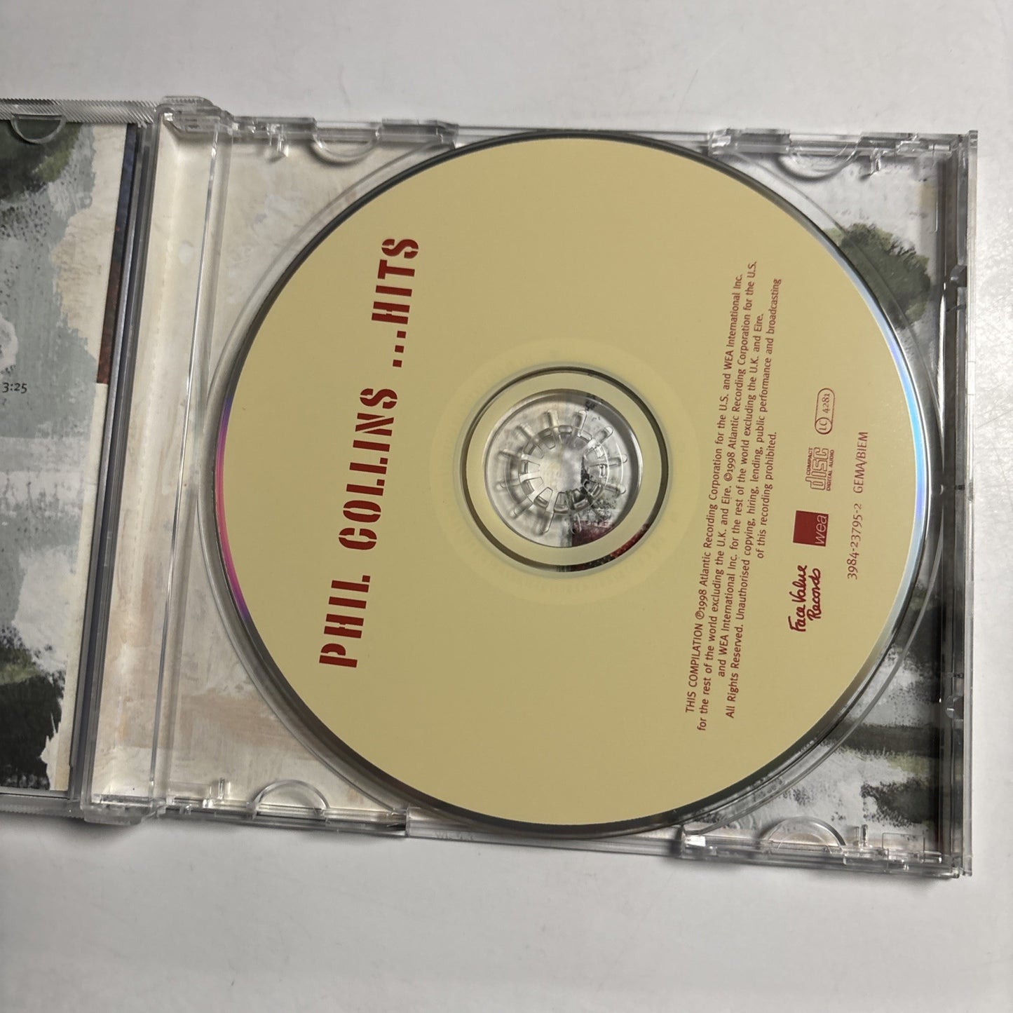 Phil Collins – ...Hits (CD, 1999) Europe 3984-23795-2