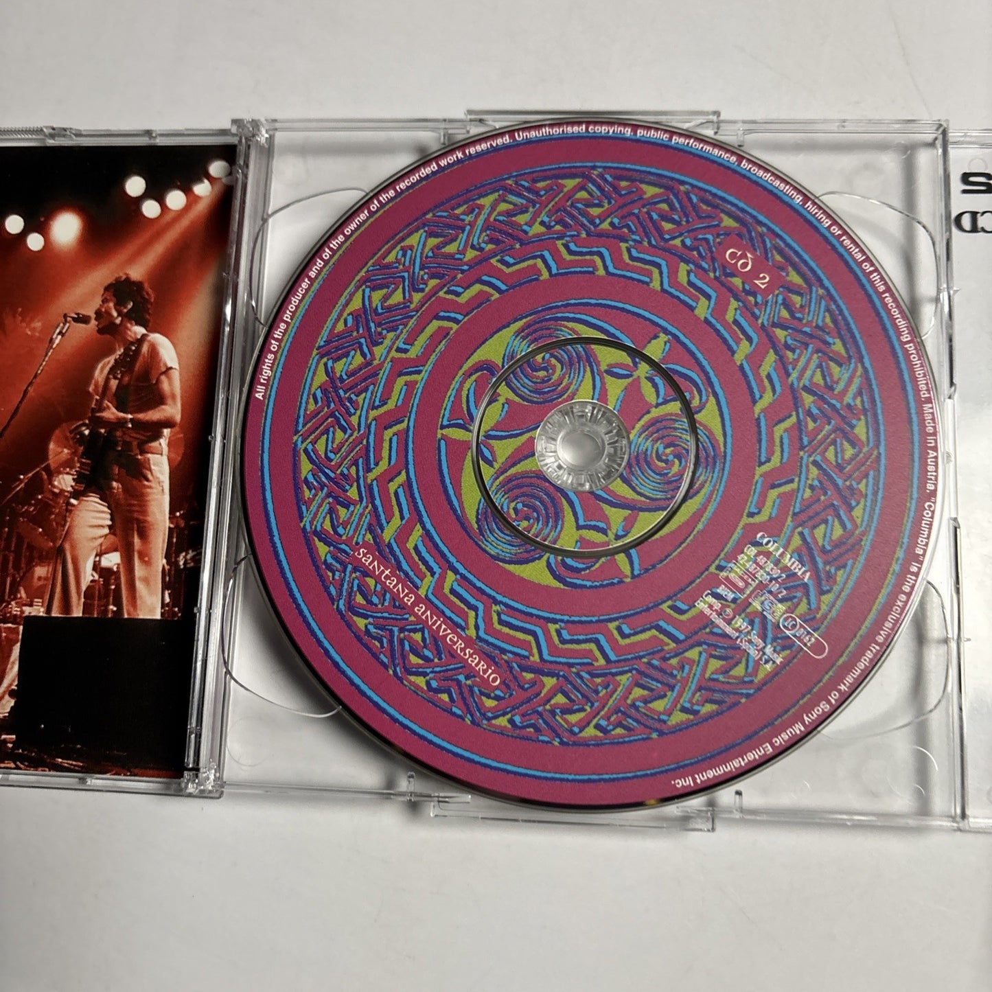 Santana – Aniversario (CD, 1997) Spain COL 487830 2