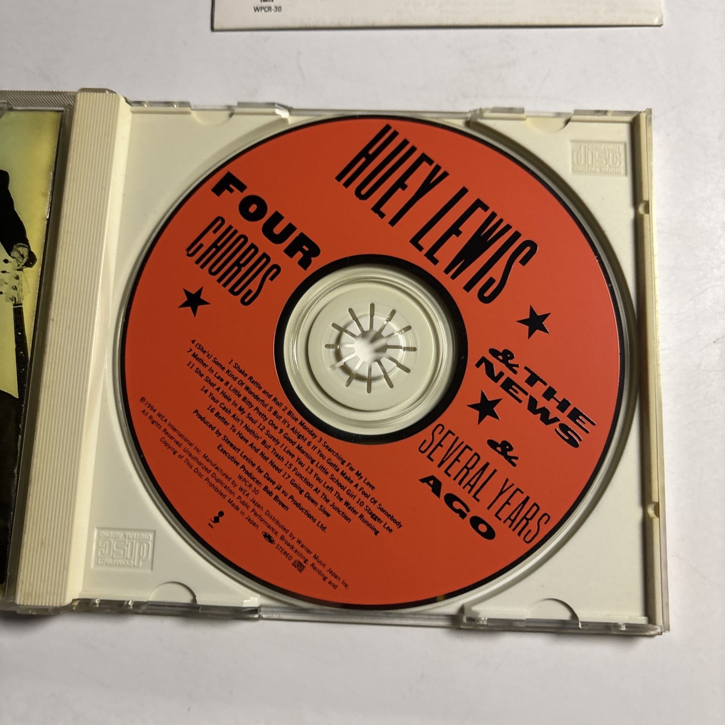 Huey Lewis & The News – Four Chords & Several Years Ago (CD, 1994) Japan WPCR-30