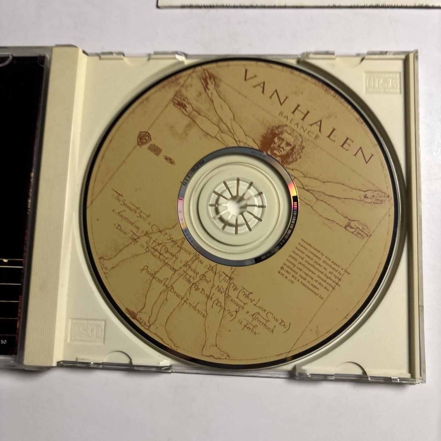 Van Halen – Balance (CD, 1995) Japan Bonus Track WPCR-110 Sticker