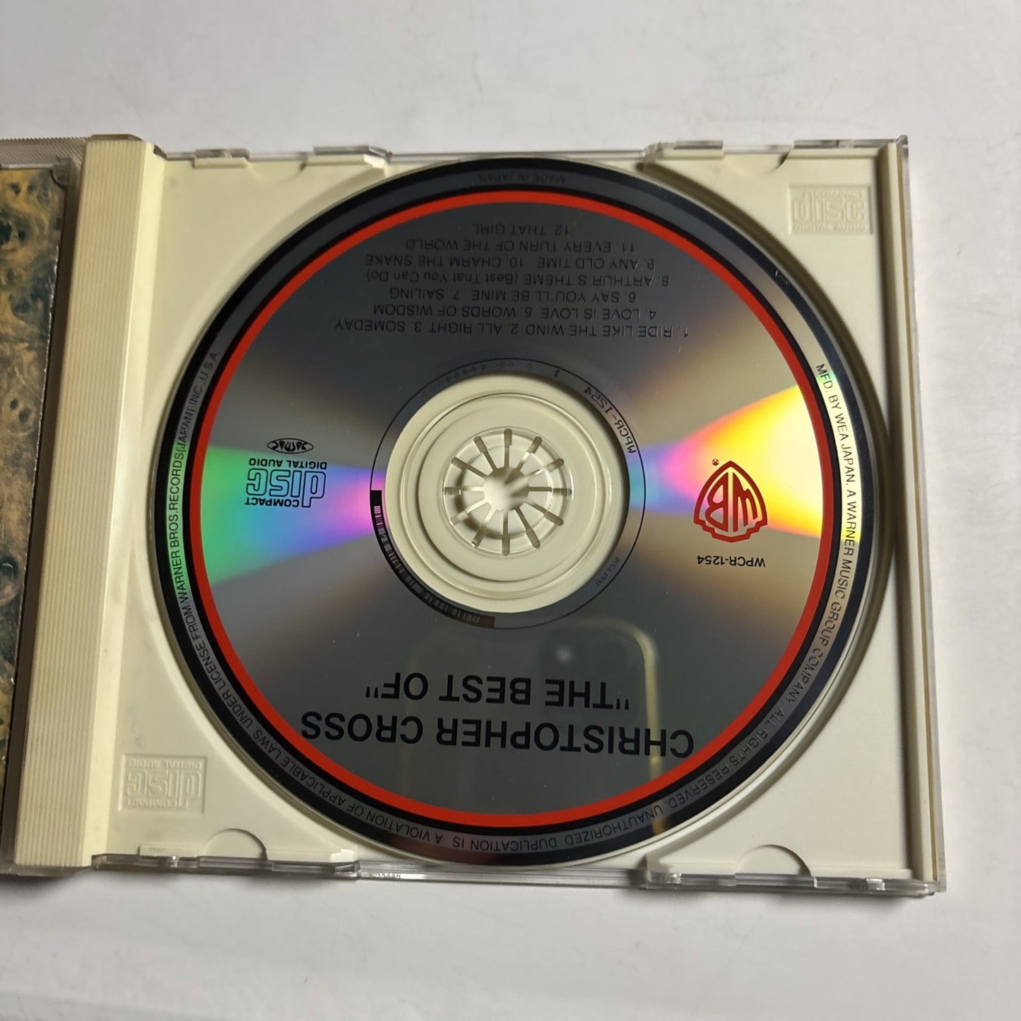 Christopher Cross – The Best Of Christopher Cross (CD, 1997) Japan WPCR-1254