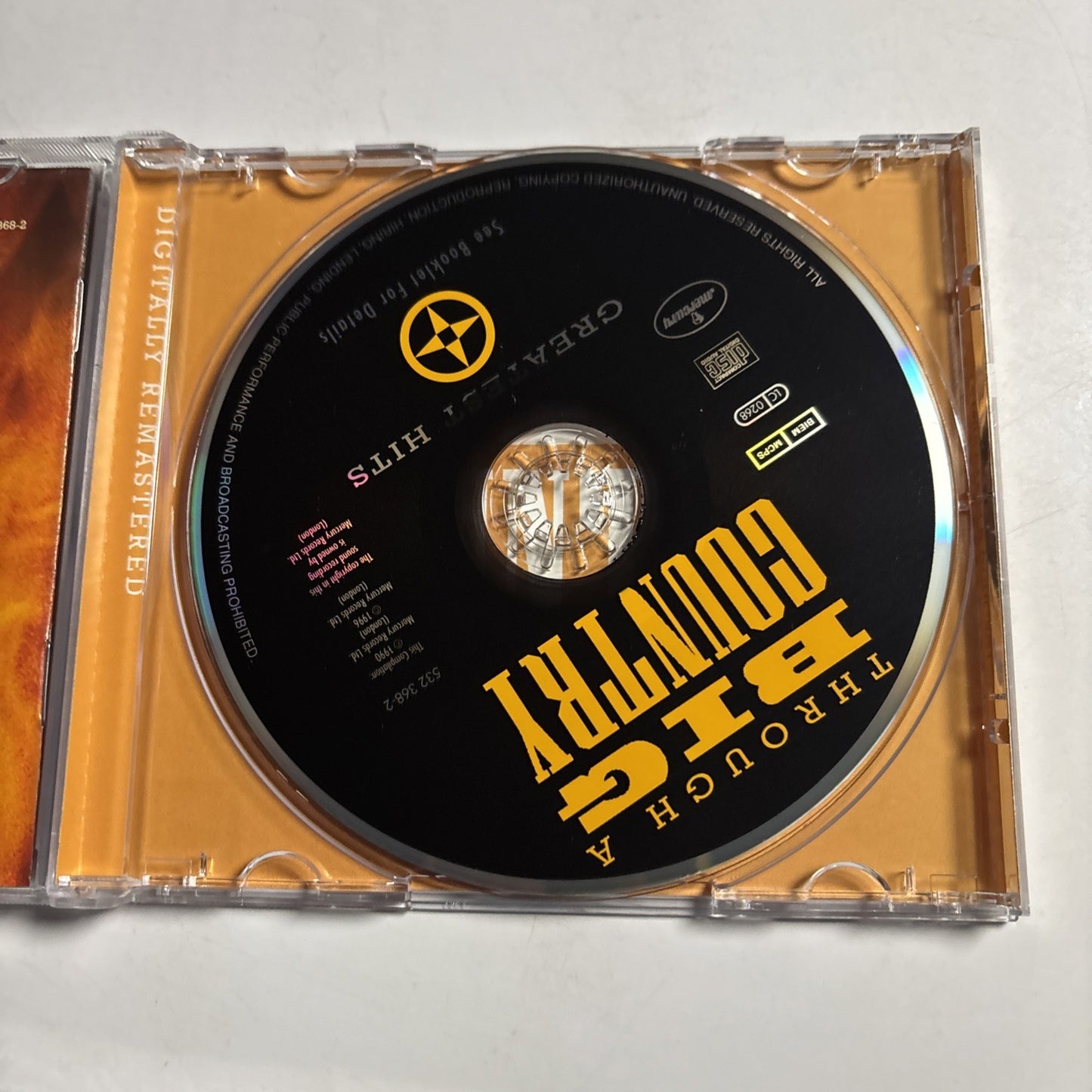 Big Country – Through A Big Country - Greatest Hits (CD, 1996) Europe 532 368-2