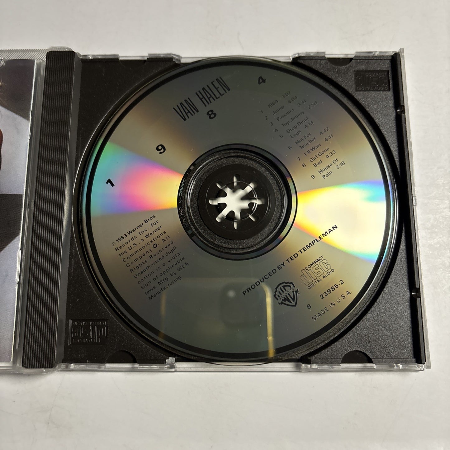 Van Halen – 1984 (CD, 1984) US 9 23985-2