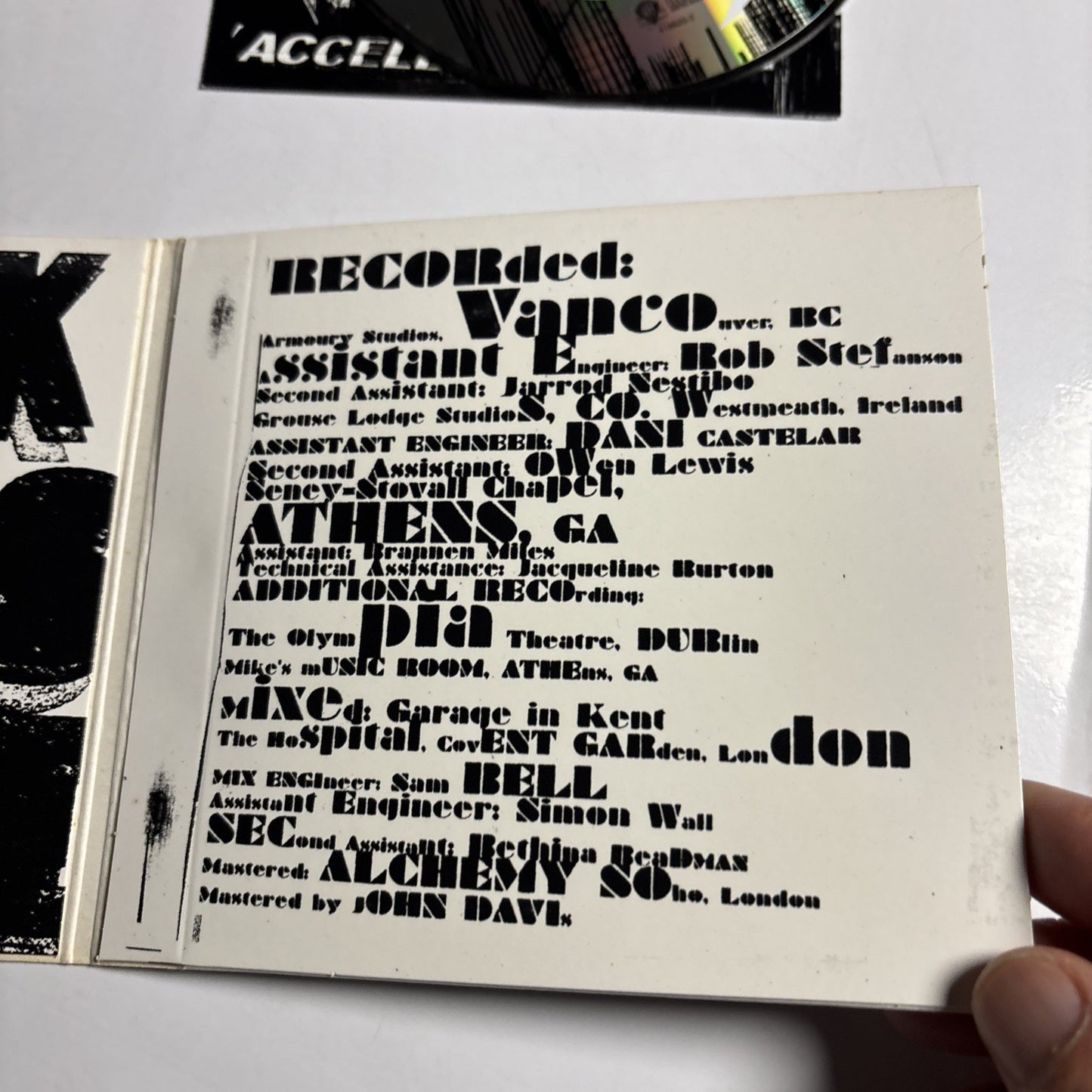 R.E.M. – Accelerate (CD, 2008) US 418620-2