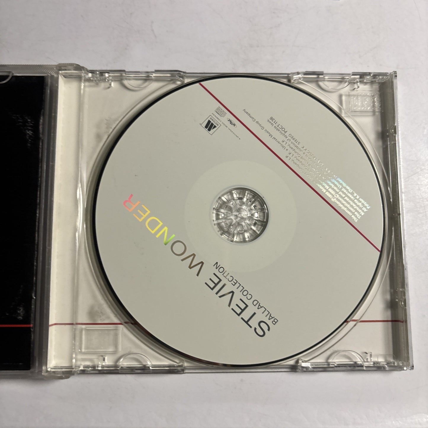 Stevie Wonder – Ballad Collection (CD, 1999) Japan POCT-1136