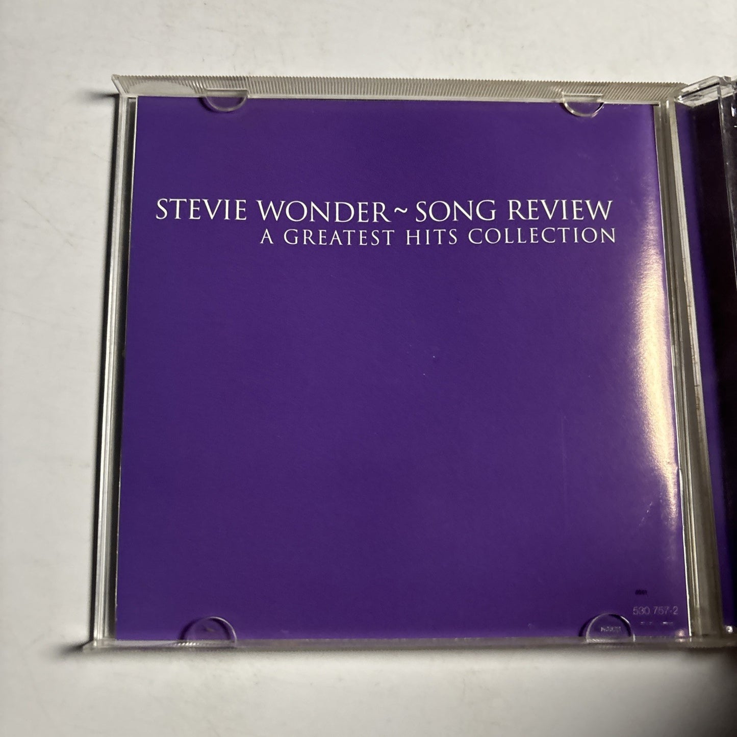 Stevie Wonder – Song Review - A Greatest Hits Collection (CD, 1996) Europe