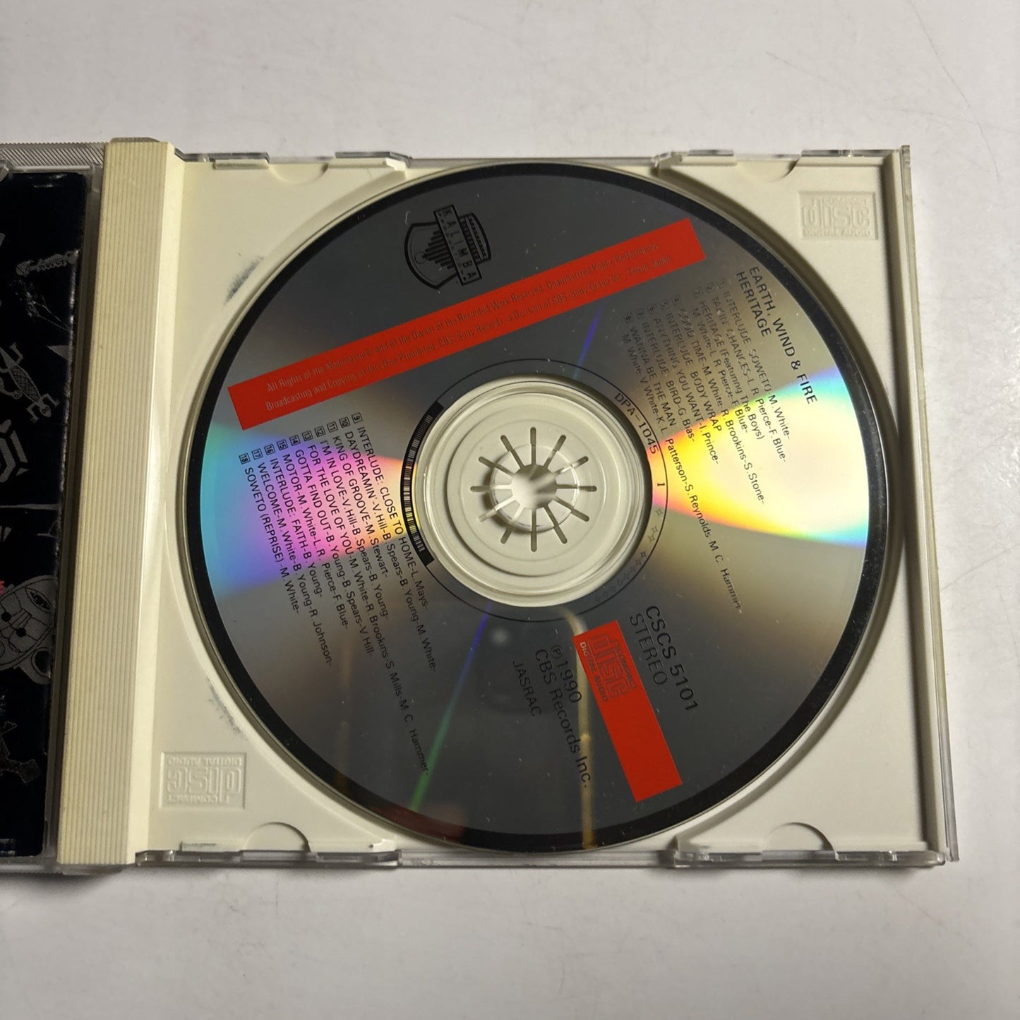 Earth, Wind & Fire – Heritage (CD, 1990) Japan CSCS 5101