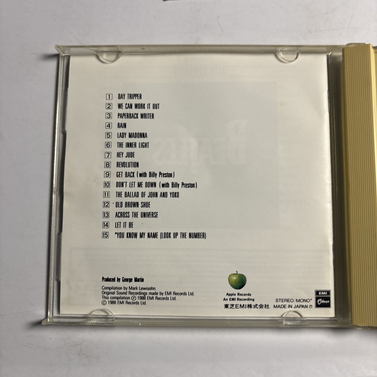The Beatles – Past Masters • Volume Two (CD, 1988) Japan CP32-5602