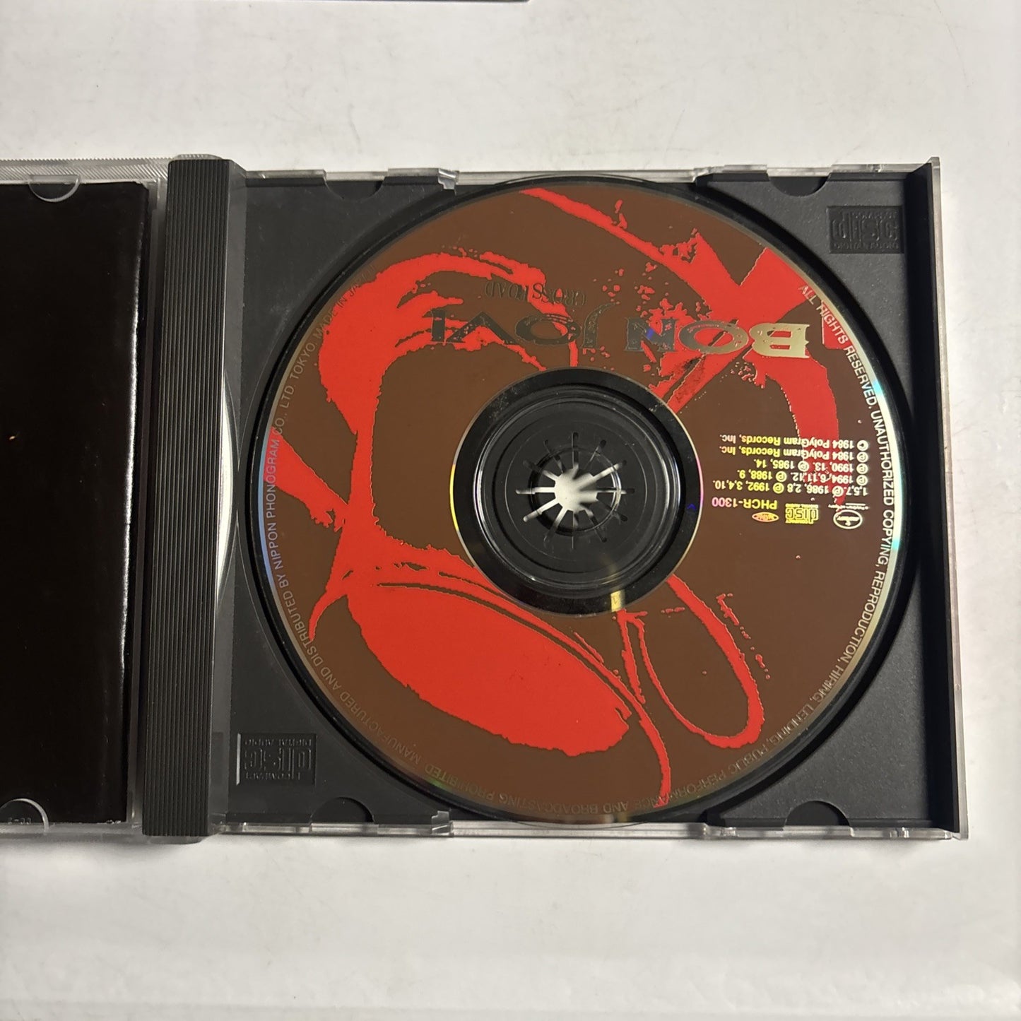 Bon Jovi – Cross Road (The Best Of Bon Jovi) (CD, 1994) Japan PHCR-1300