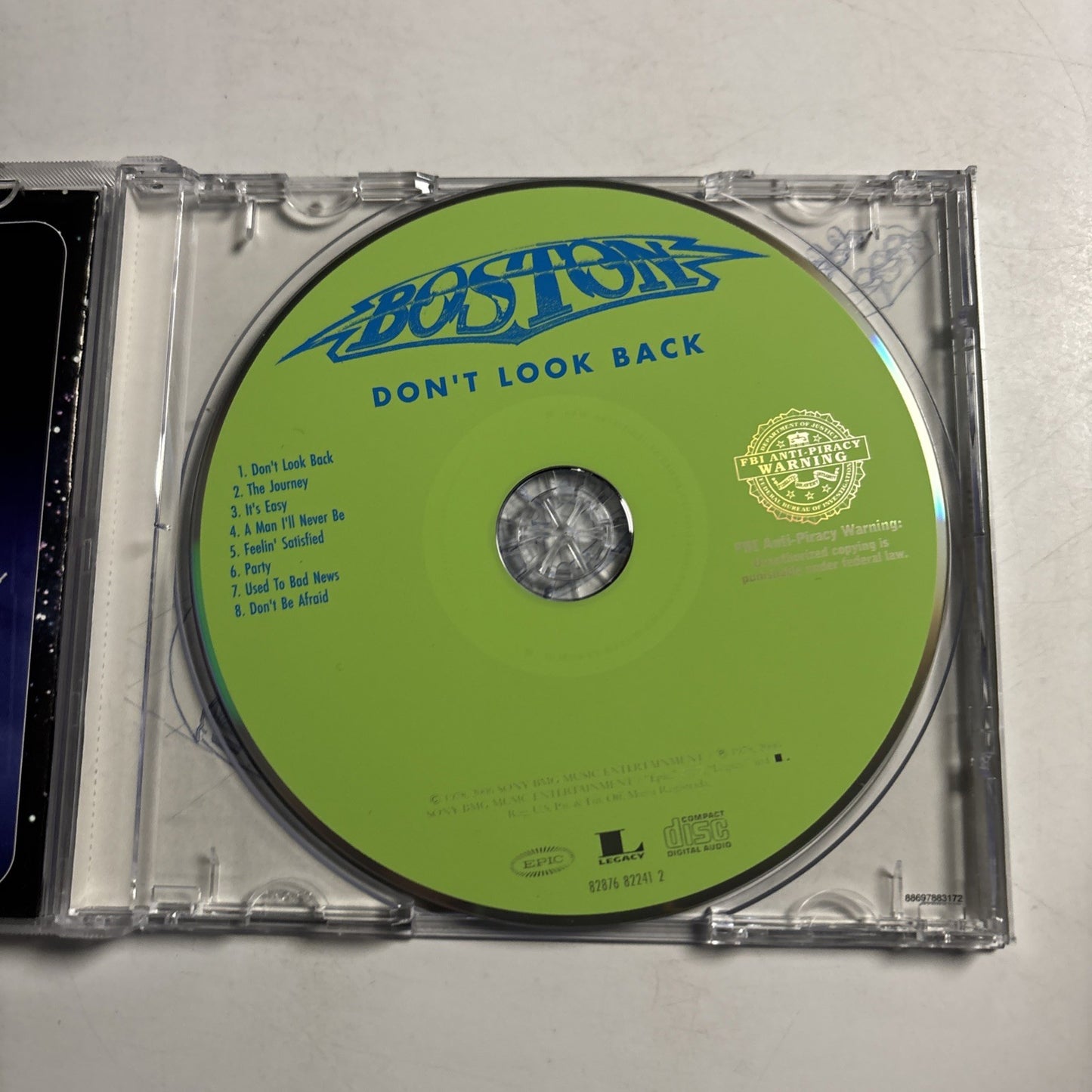 Boston – Don't Look Back (CD, 2006) US 88697 88317 2