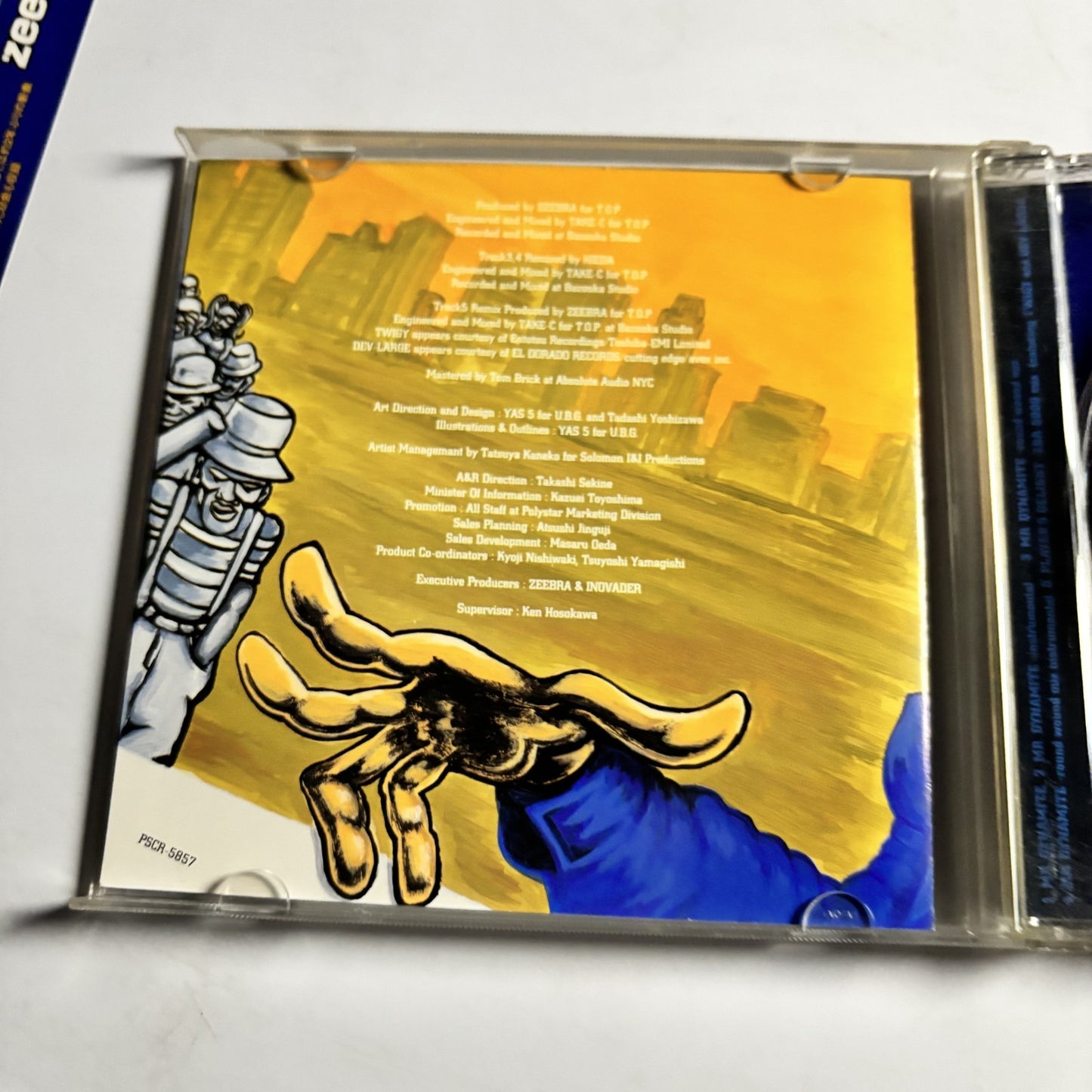 Zeebra – Mr. Dynamite (CD, 2000) Japan obi PSCR-5857