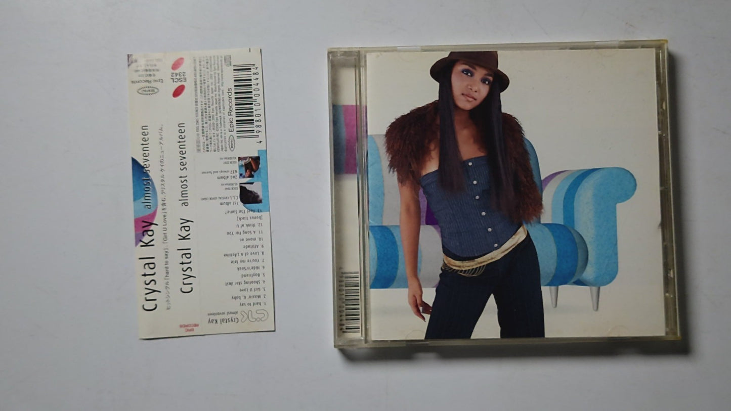 Crystal Kay – Almost Seventeen (CD, 2002) Japan Obi Bonus Track ESCL 2342