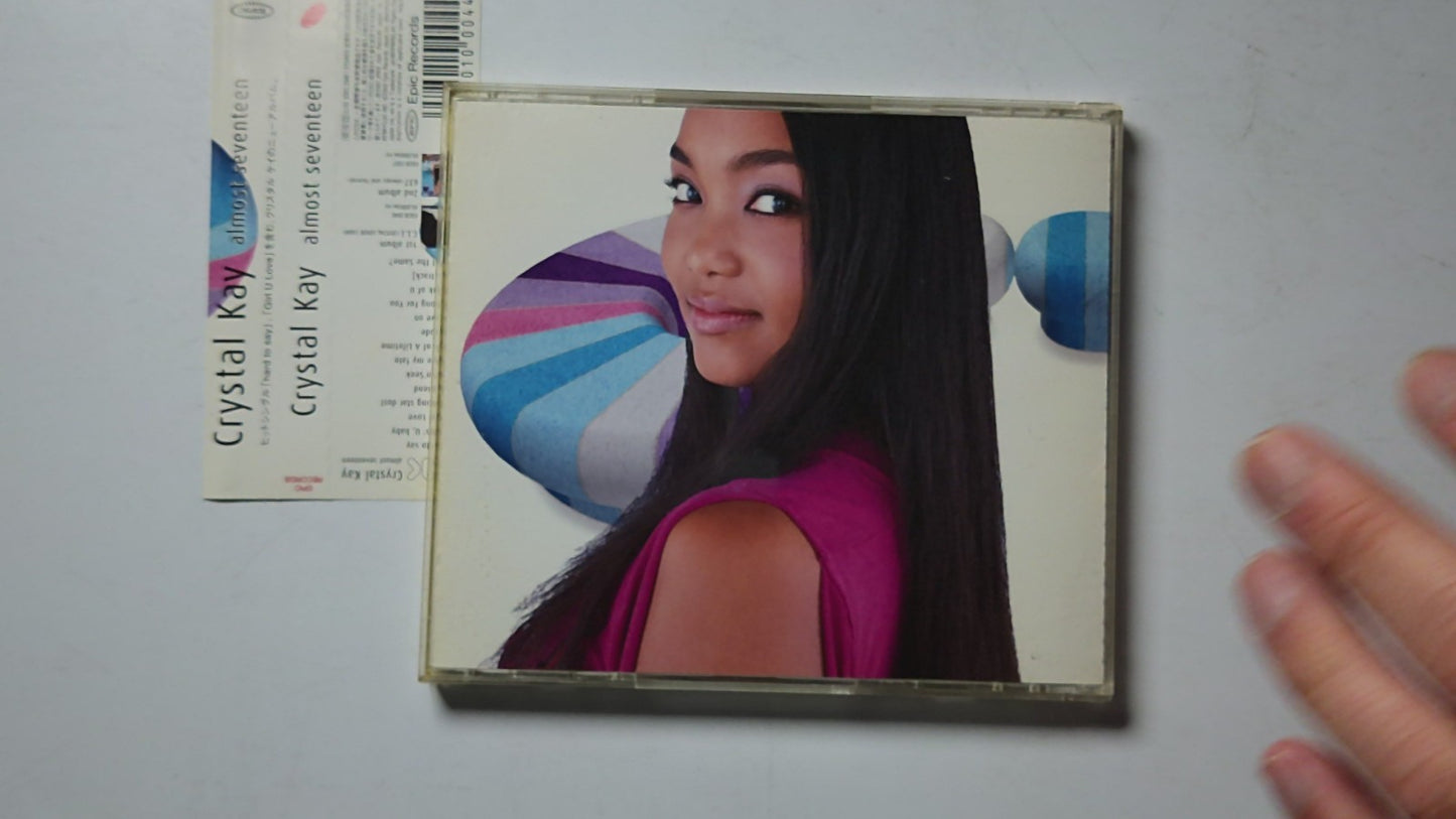 Crystal Kay – Almost Seventeen (CD, 2002) Japan Obi Bonus Track ESCL 2342