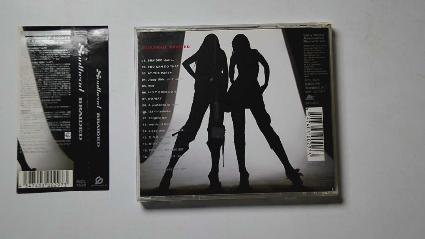Soulhead – Braided (CD, 2004) Japan obi AICL-1630