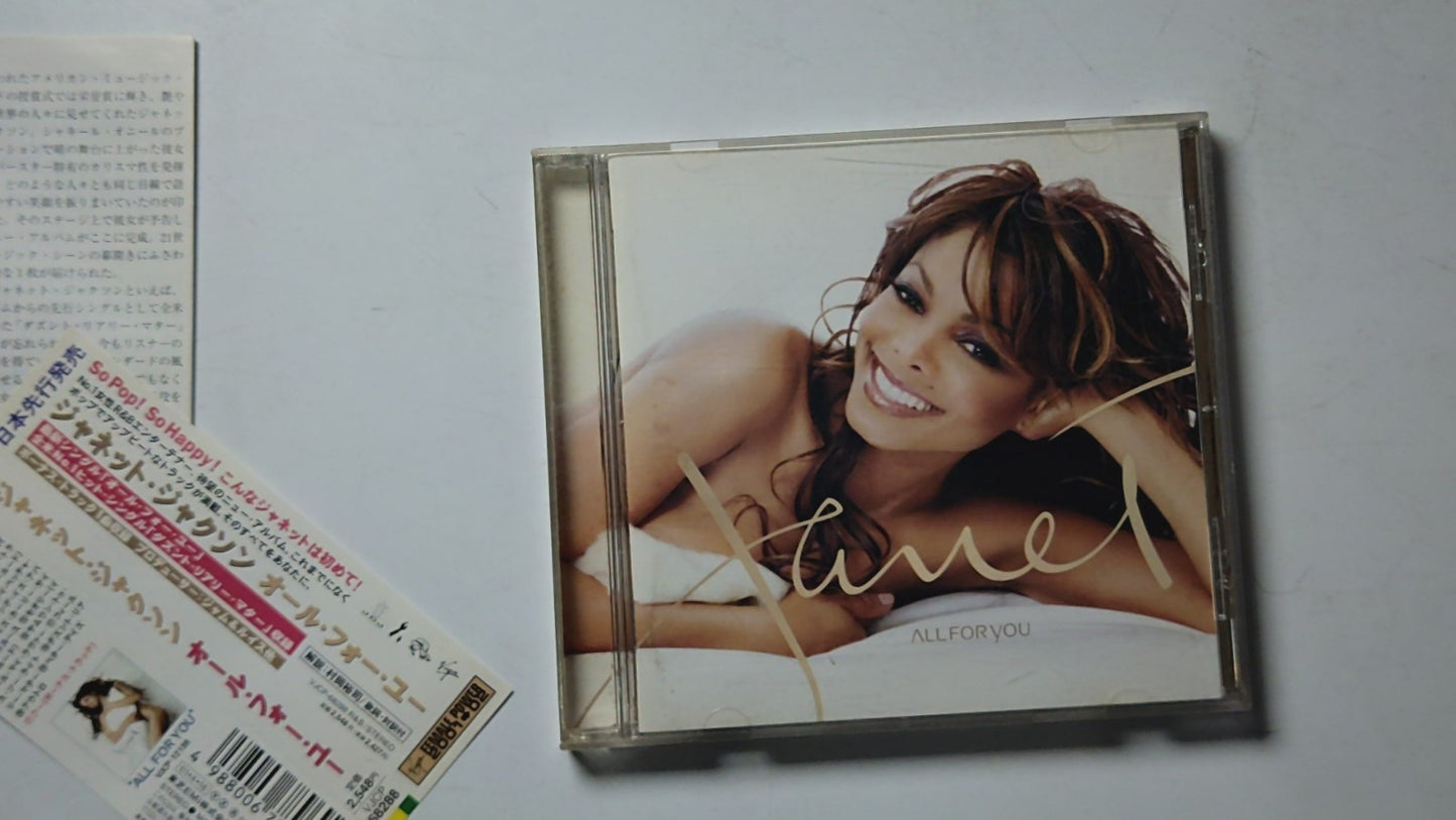 Janet Jackson – All For You (CD, 2001) Japan OBI BONUS TRACK VJCP-68288