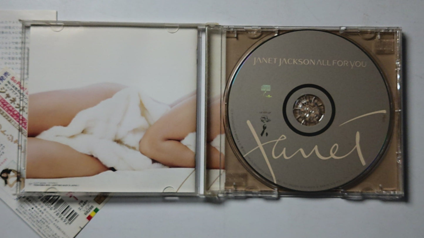 Janet Jackson – All For You (CD, 2001) Japan OBI BONUS TRACK VJCP-68288