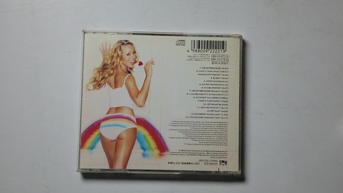 Mariah Carey – Rainbow (CD, 1999) Japan SRCS 2222
