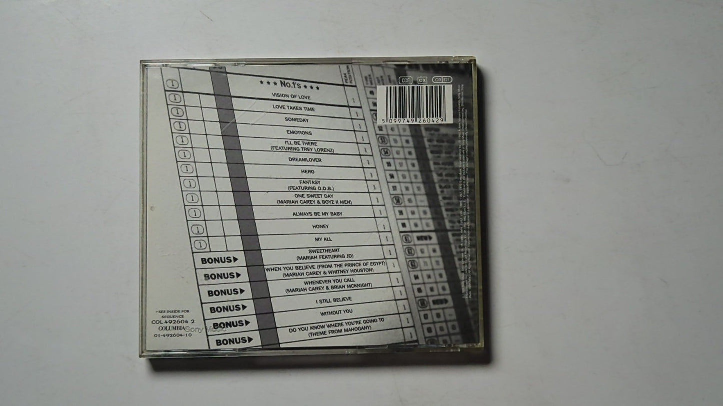 Mariah Carey – #1's (CD, 1998) Europe COL 492604 2