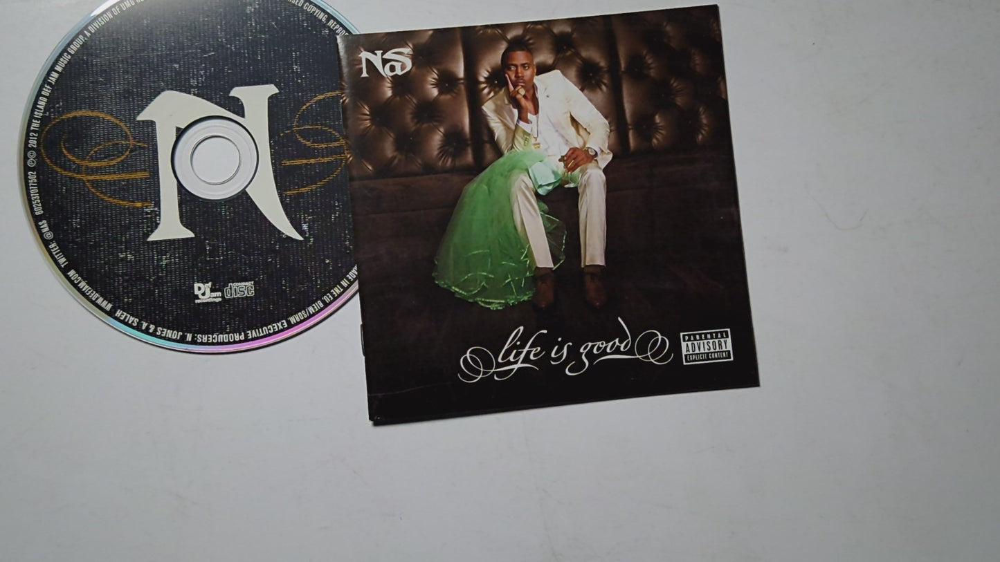 Nas – Life Is Good (CD, 2012) UK & Europe Digipak 602537077502