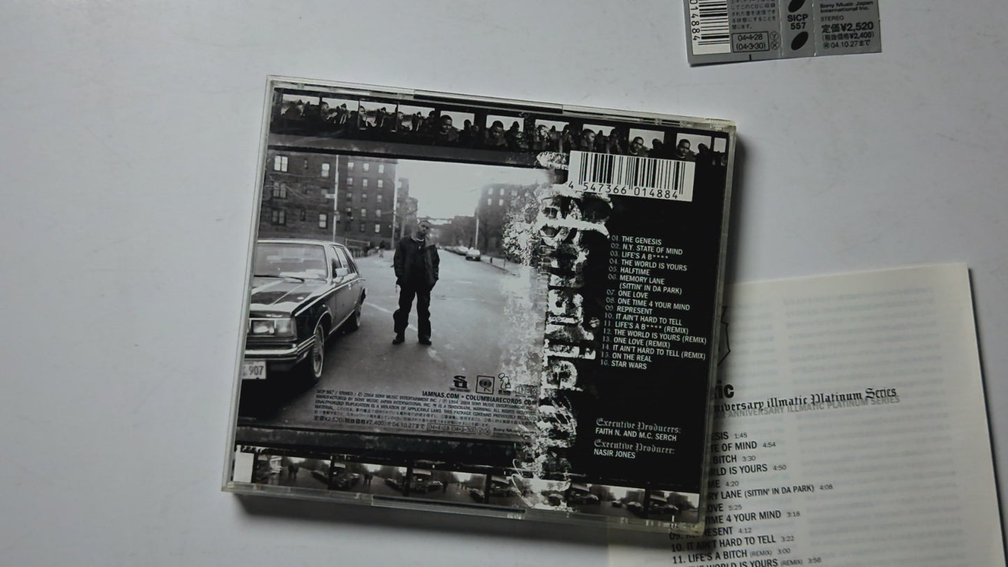 Nas – 10 Year Anniversary Illmatic Platinum Series (CD, 2004) Japan obi SICP 557