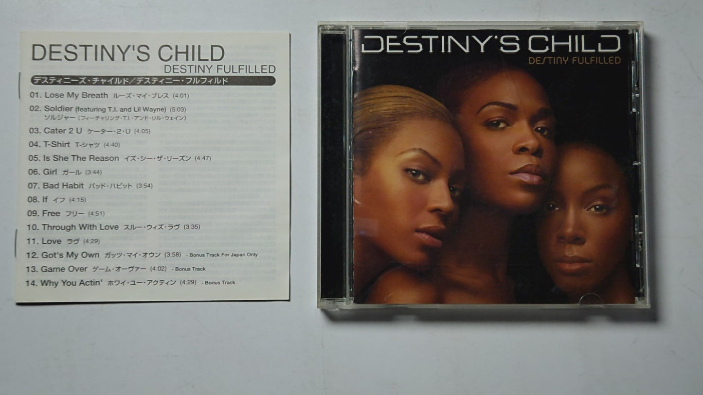 Destiny's Child – Destiny Fulfilled (CD, 2004) Japan obi SICP 700