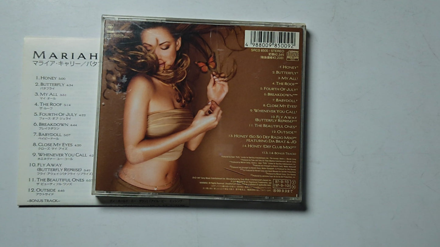 Mariah Carey – Butterfly (CD, 1997) Japan obi SRCS 8500