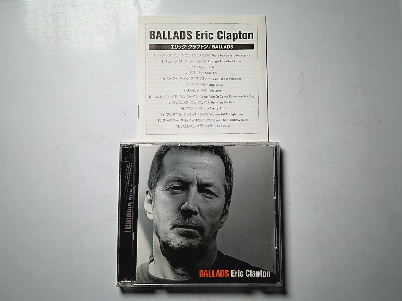 Eric Clapton – Ballads (CD, 2003) Japan WPCR-11760