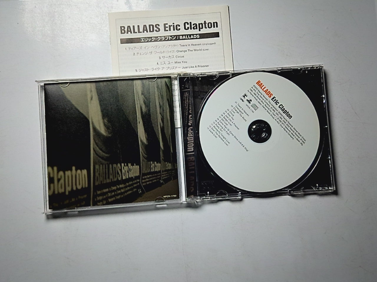Eric Clapton – Ballads (CD, 2003) Japan WPCR-11760